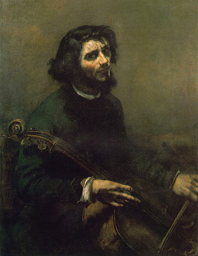 Le violoncelliste Gustave Courbet